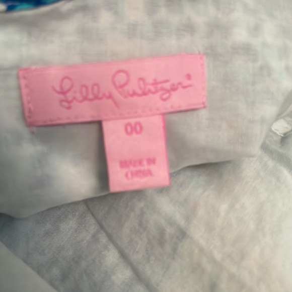 Lilly Pulitzer Brewster Blue Good Reef Ember Shift - Picture 9 of 10